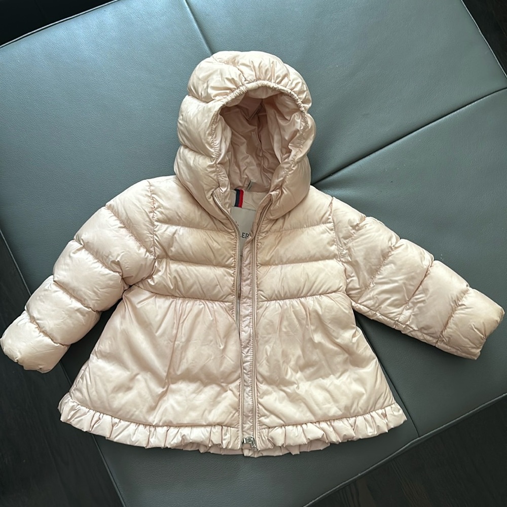 Moncler jacket size 9-12m